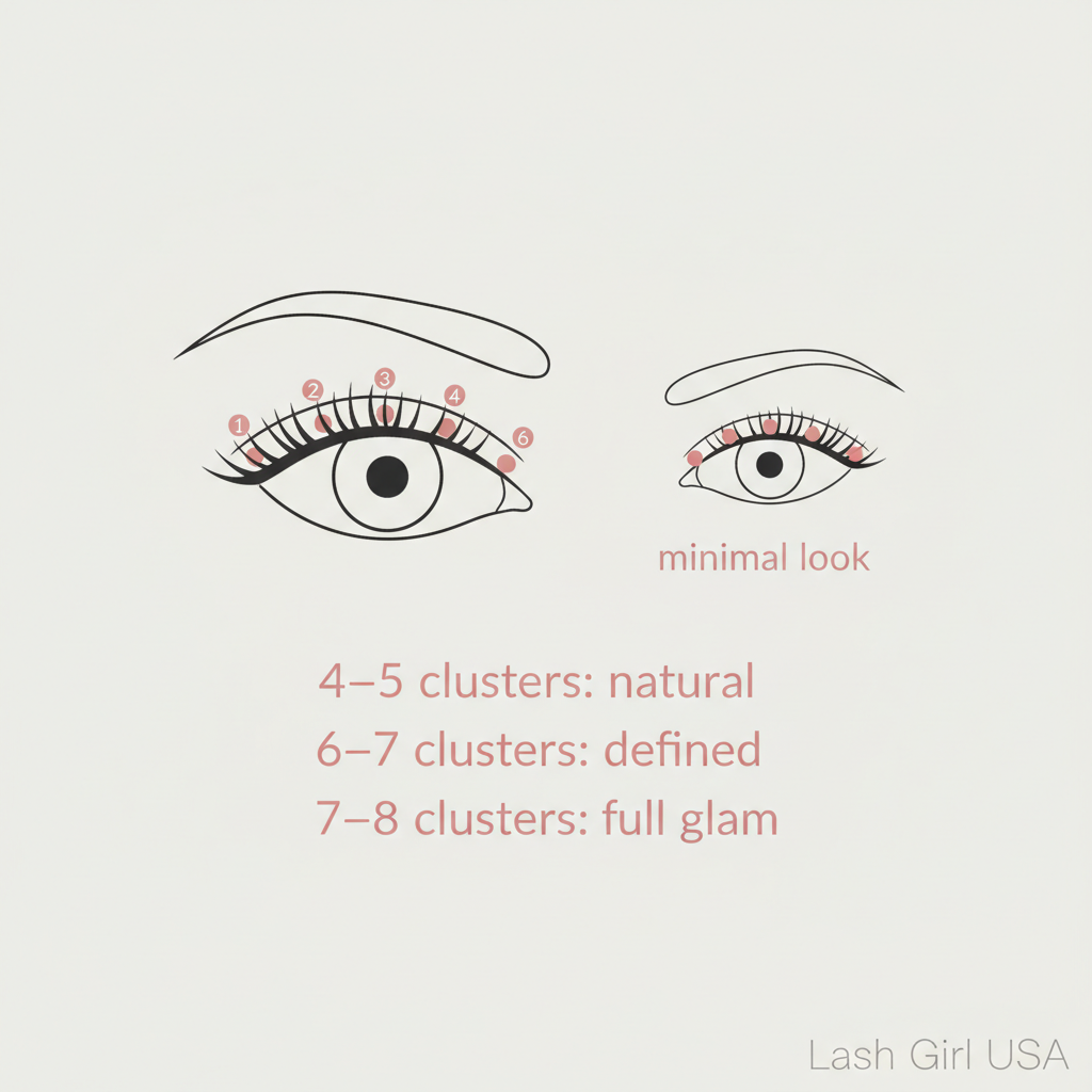 How Many Lash Clusters Per Eye?