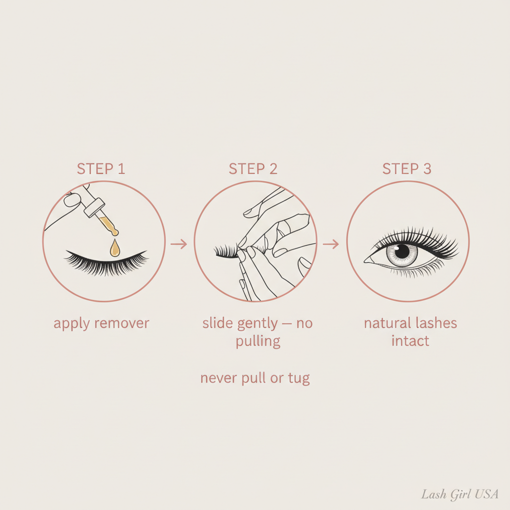 How to Remove Lash Clusters Safely (Without Losing Your Natural Lashes)